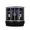 Platinum Black Superior Steam Shower