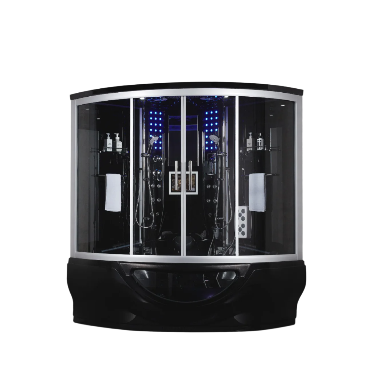 Platinum Black Superior Steam Shower