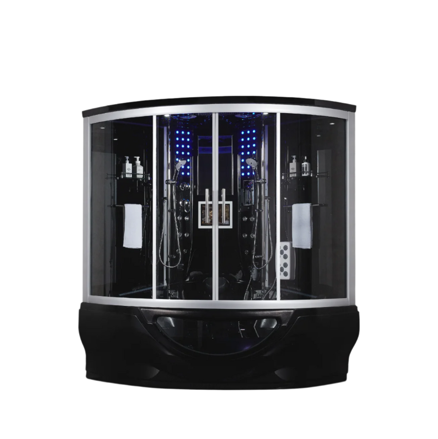 Platinum Black Superior Steam Shower