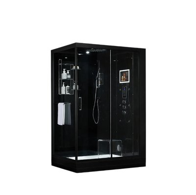 Platinum Black Anzio Steam Shower