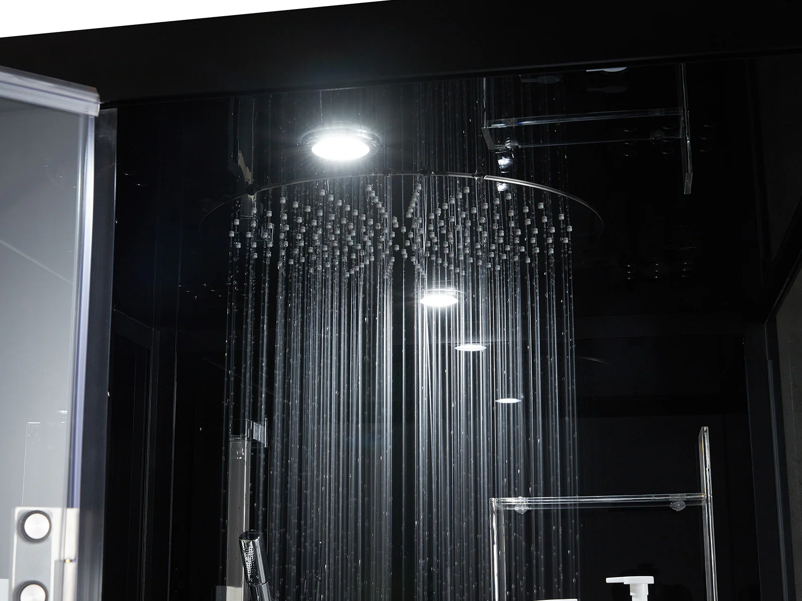 Platinum Black Arezzo Steam Shower