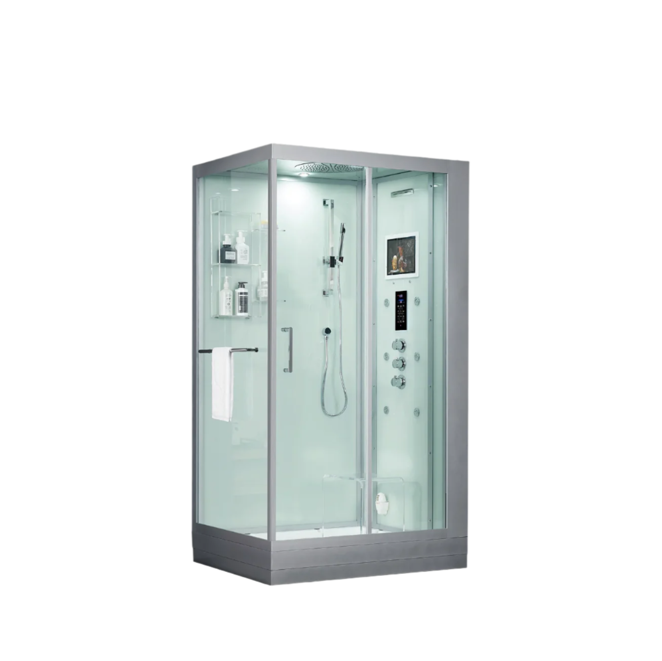 Platinum White Lucca Steam Shower