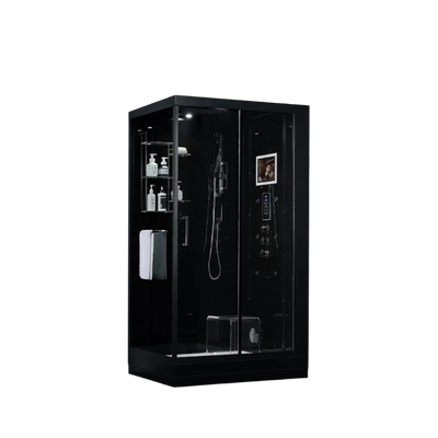Platinum Black Lucca Steam Shower