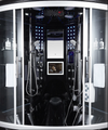 Platinum Black Superior Steam Shower