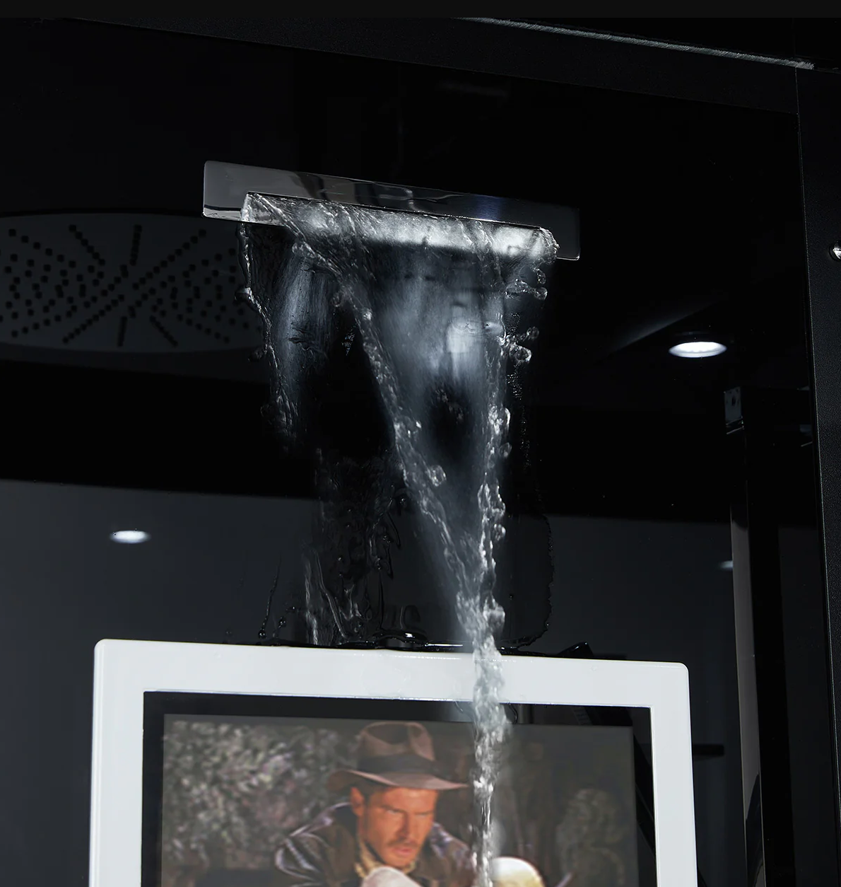 Platinum Black Anzio Steam Shower