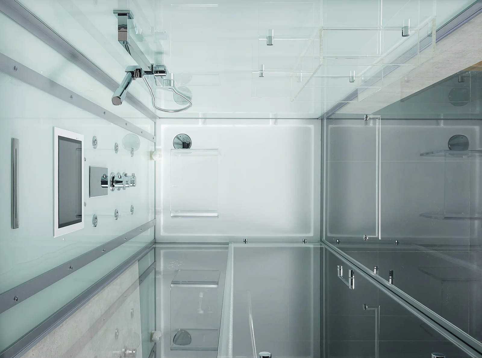 Platinum White Lucca Steam Shower