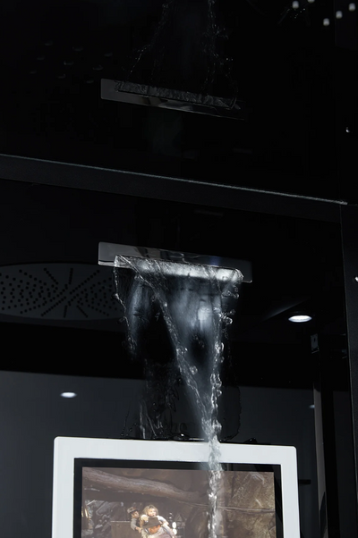 Platinum Black Lucca Steam Shower