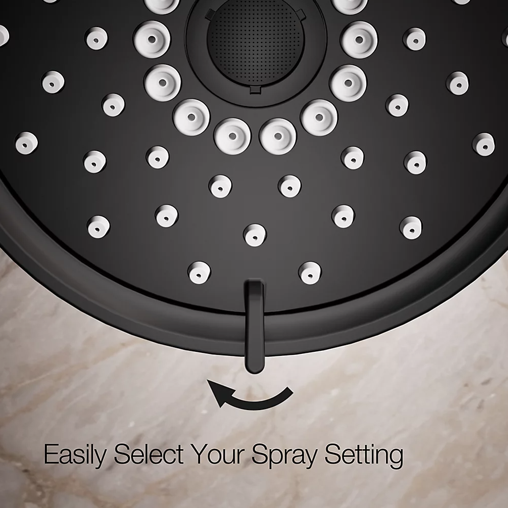 Kohler Matte Black Purist Showerhead